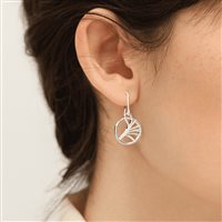 Pendientes Les Georgettes Mujer Les Précieuses - Rose des Sables in latón Cubic Zirconia 1410-208-OTU - 1410-208-OTU